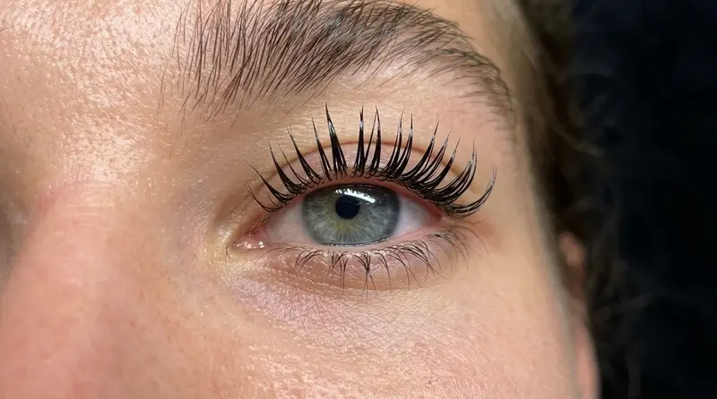 Natural lash lift and tint client result at Lynn Salon Hoi An