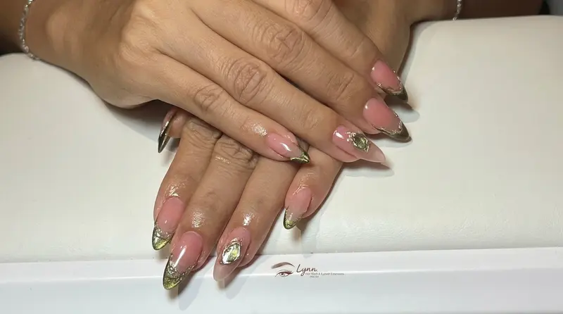 Nail extensions and custom gel polish at Lynn Salon Hoi An